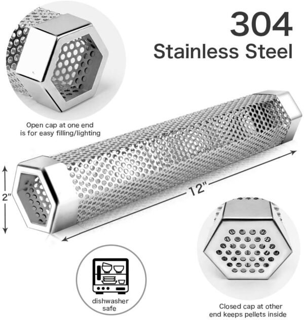 Pellet Smoker Tube For BBQ Grills - Image 6