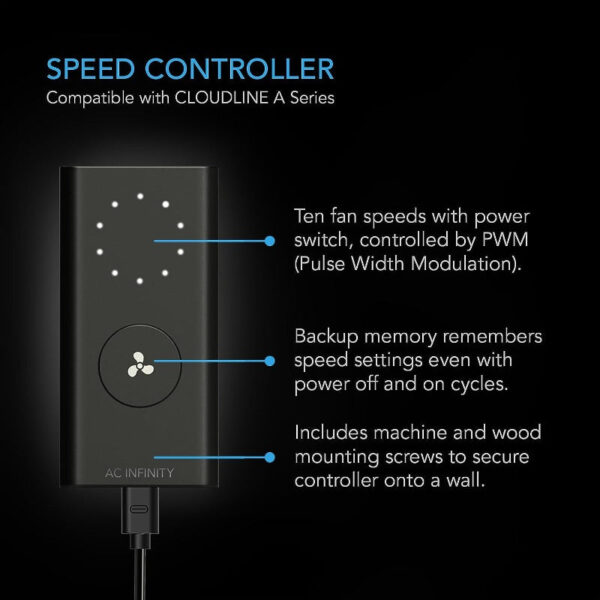 AC Infinity Air Filtration Kit | Inline Fan, Smart Controller & Carbon Filter - Image 5