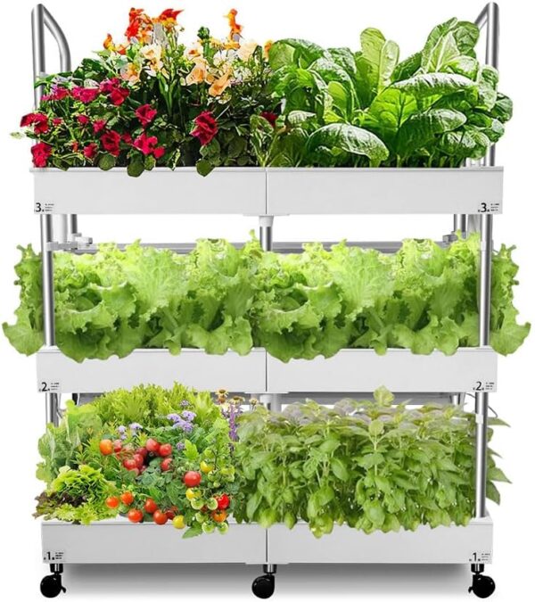 Indoor Hydroponics Growing System - High Yield Vertical Gardening Kit - Image 7