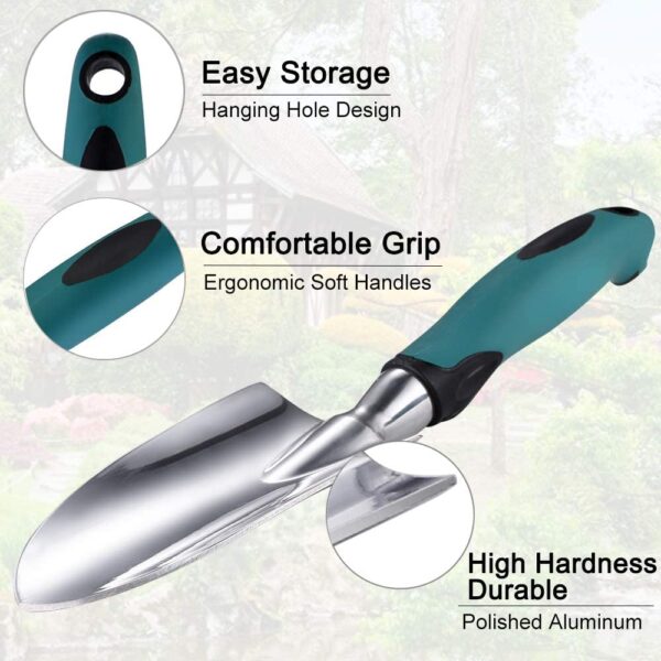 Rust-Resistant Garden Tools Set | Ergonomic Handles | Perfect for Gardening - Image 11