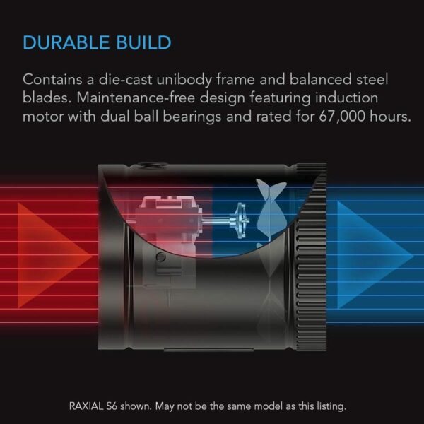 AC Infinity Booster Duct Fan 6" - Image 4