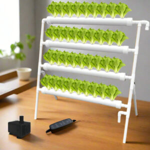 Hydroponics Growing System - High Yield Indoor Gardening Kit with Timer & Pump