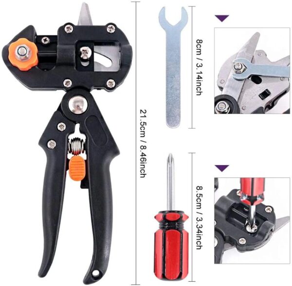Grafting Tools Kit with Pruning Shears - Professional Plant Branch Cutting Tool Set - Image 6