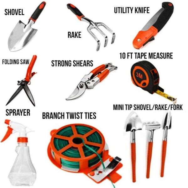 Gardening Tool Set With Hard Case - Image 6