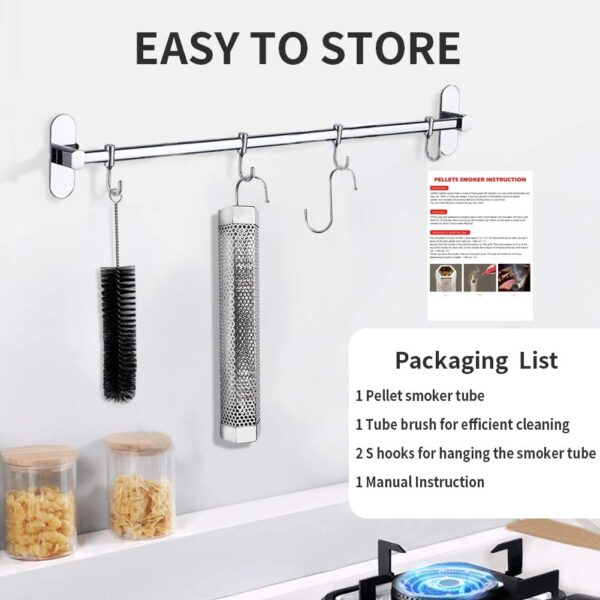 Pellet Smoker Tube For BBQ Grills - Image 5