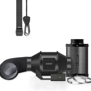 AC Infinity Air Filtration Kit | Inline Fan, Smart Controller & Carbon Filter