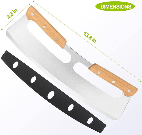 Mezzaluna Stainless Steel Knife - Image 12