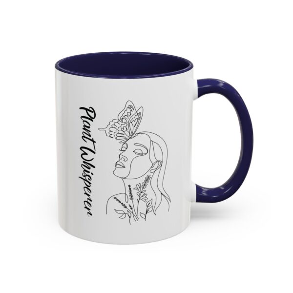 Accent Coffee Mug | Plant Lovers Design 'Favorite Hobby' | Available in 11oz & 15oz | White Ceramic with Colored Interior & Handle - Image 21
