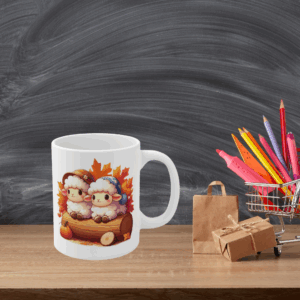 Alternative view of Holiday Spirit Design Mug 11oz | My Thanksgiving Mug | Lead & BPA-Free | Perfect for Coffee & Tea