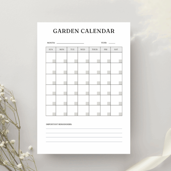 Printable All Season Garden Planner - 40 Pages | Garden Logs & Tasks - Image 9