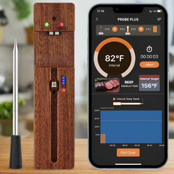 Wireless Meat Thermometer Bluetooth with Ceramic Probe, Heat Resistant With Smart App - Image 9