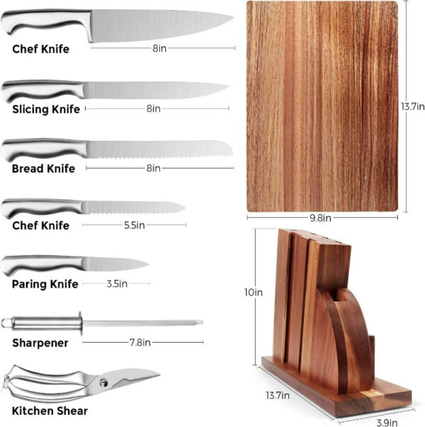 Premium Japanese Kitchen Knife Set - Image 9
