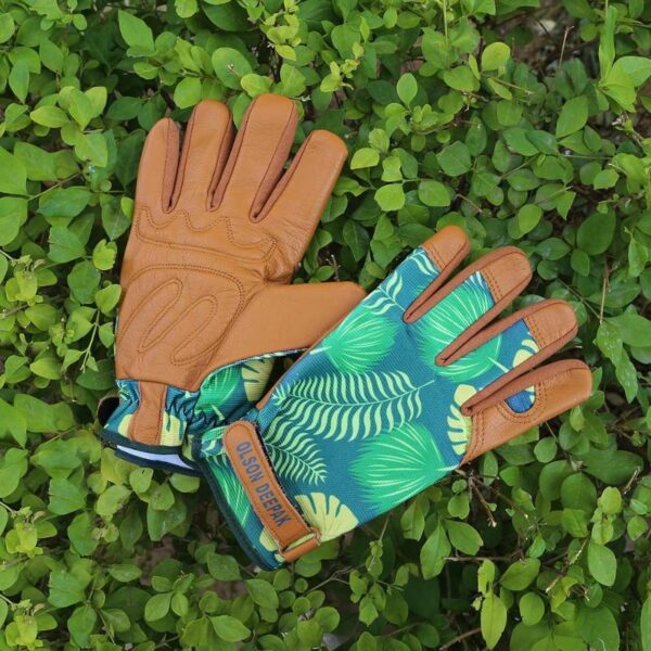 Premium Leather Gardening Gloves - Image 5