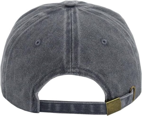 Embroidered Washed Cotton Baseball Caps - Image 6