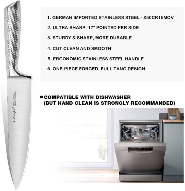 Premium German Steel Kitchen Knife Set 15-Piece - Image 3