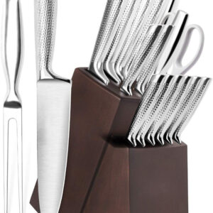 Premium German Steel Kitchen Knife Set 15-Piece