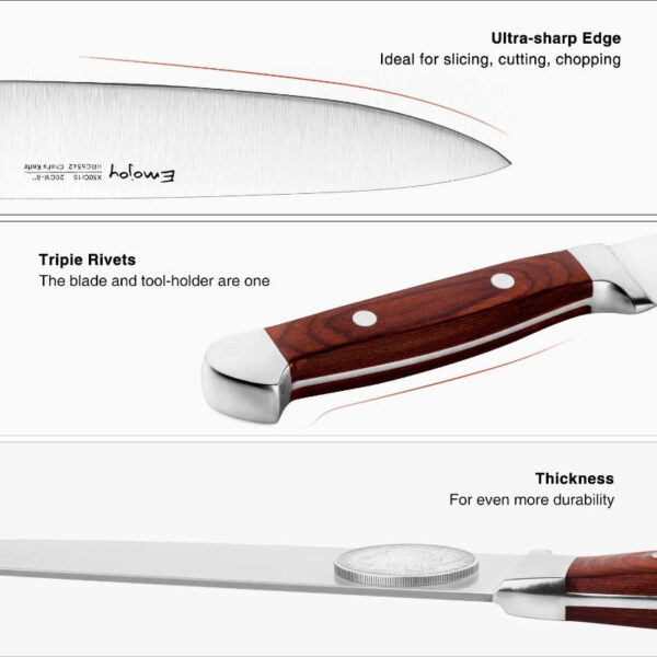 Superior High Carbon Kitchen Knife Set - Image 3