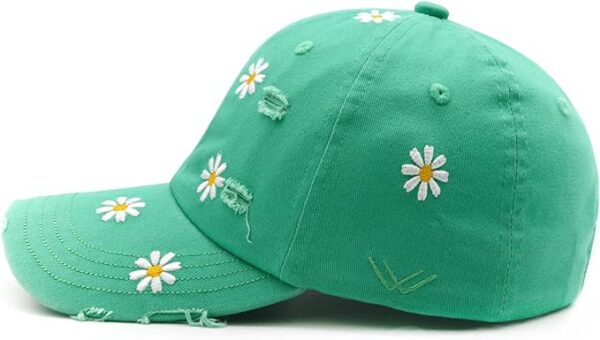 Embroidered Washed Cotton Baseball Caps - Image 14