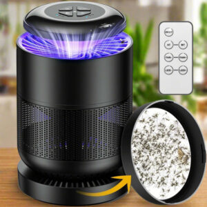 Remote Control Fruit Fly Trap for Indoors - Mosquito Killer Lamp with UV Light & Silent Fan