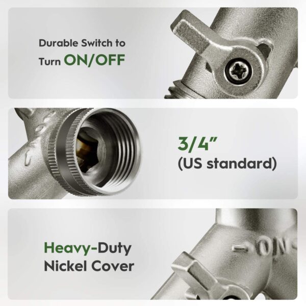 Nickel Plated Hose Splitter - Image 5