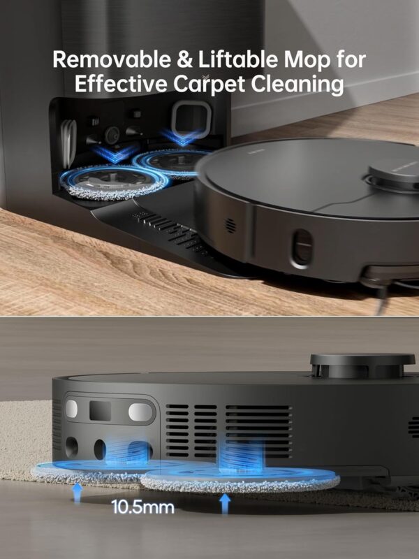 Dreame X40 Ultra Robot Vacuum & Mop - Self-Cleaning With Smart App & Voice Control - Image 5