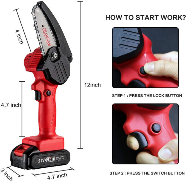 Mini Chainsaw Cordless - Image 13
