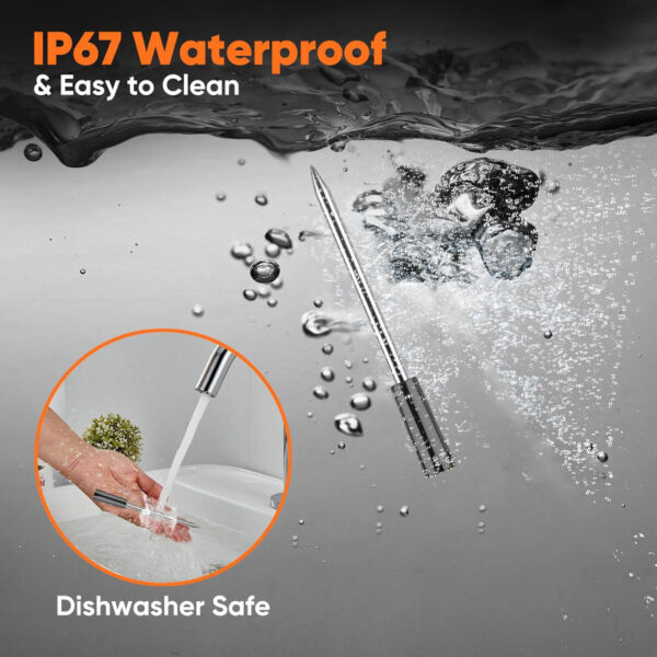 Wireless Meat Thermometer Bluetooth with Ceramic Probe, Heat Resistant With Smart App - Image 7