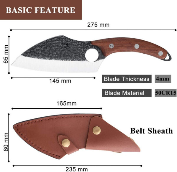 Premium Hand Forged Chefs Knives - Image 6