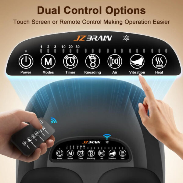 Shiatsu Foot Massager with Heat – Deep Kneading, Compression & Vibration for Pain Relief, Relaxation & Circulation - Image 3