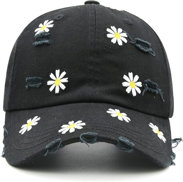 Embroidered Washed Cotton Baseball Caps - Image 15