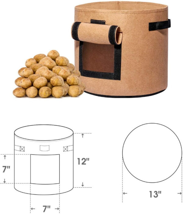 Fabric Potato Grow Bags - Image 7