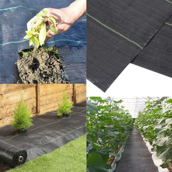 Premium Weed Barrier Landscape Fabric - Heavy-Duty Weed Control Mat for Gardens - Image 7