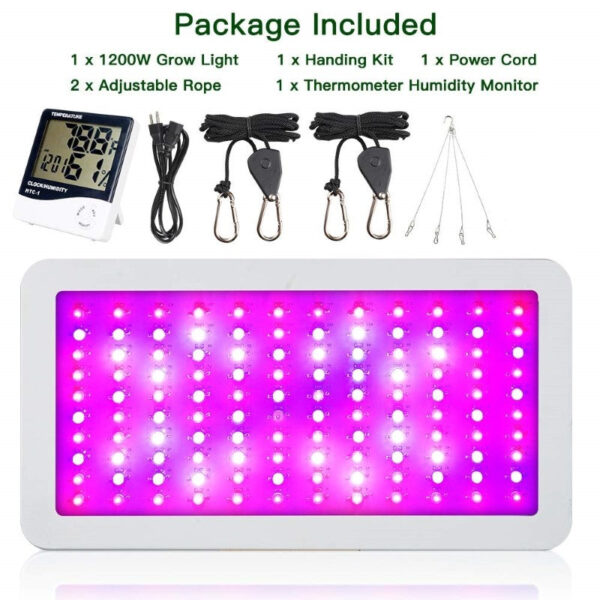 Full Spectrum LED Grow Light | High Yield Grow Lamp - Veg & Bloom Mode - Image 9