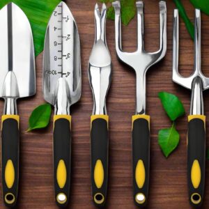 Rust-Resistant Garden Tools Set | Ergonomic Handles | Perfect for Gardening