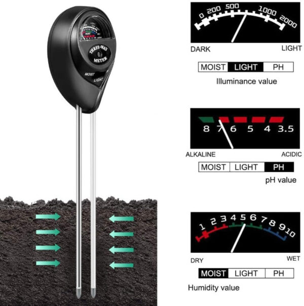 Soil Moisture Meter 3 in 1 - Image 13