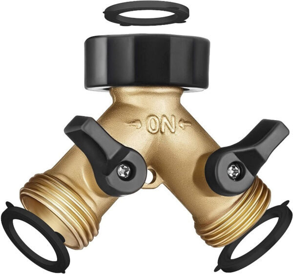 Brass Garden Hose Splitters - Image 6