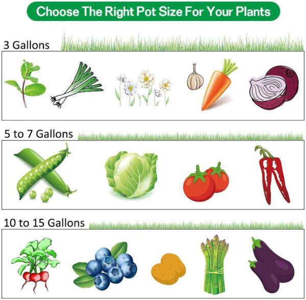 Grow Bags Beige 10 Pack - Image 9