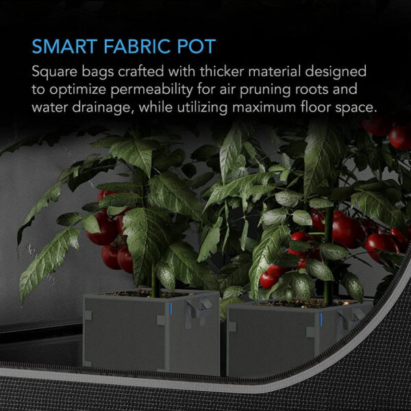 AC Infinity Square Heavy Duty Fabric Pots - Image 5