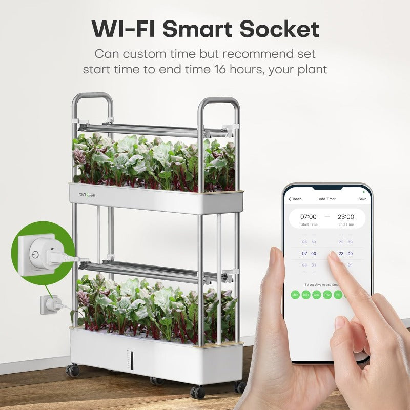 Indoor garden hydroponics grow system