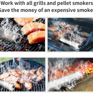 Alternative view of Pellet Smoker Tube For BBQ Grills