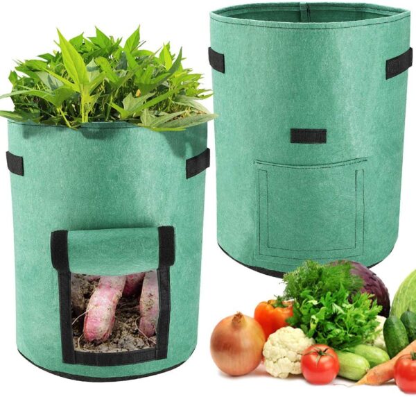Fabric Garden Grow Bags Mix - Image 7