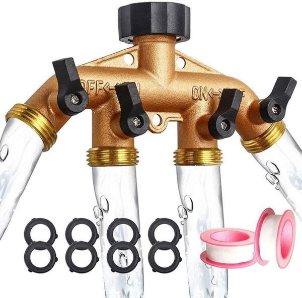 Brass Garden Hose Splitters - Image 7
