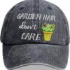 Embroidered Washed Cotton Baseball Caps