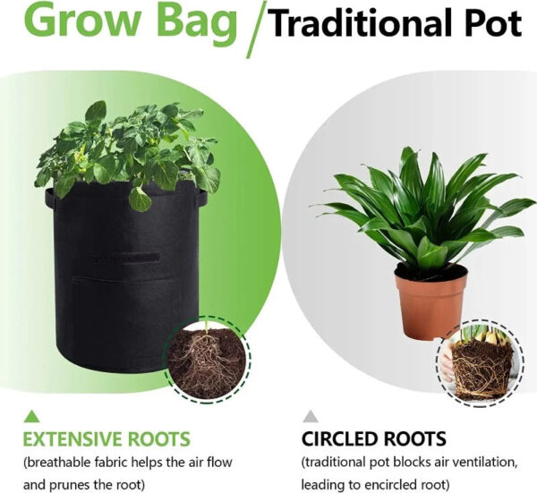 Vegetable Grow Bags 10-Gallon - Image 4