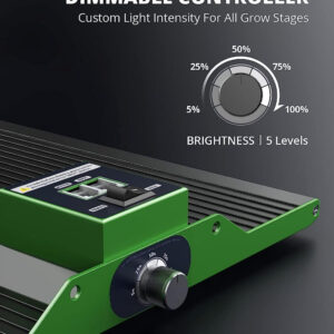 Alternative view of Dimmable Full Spectrum LED Grow Light for Seed Starting, Vegetables & Indoor Plants - Daisy Chain