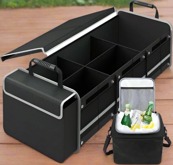 Large Trunk Organizer for Car & SUV - Durable and Foldable Storage - Image 11
