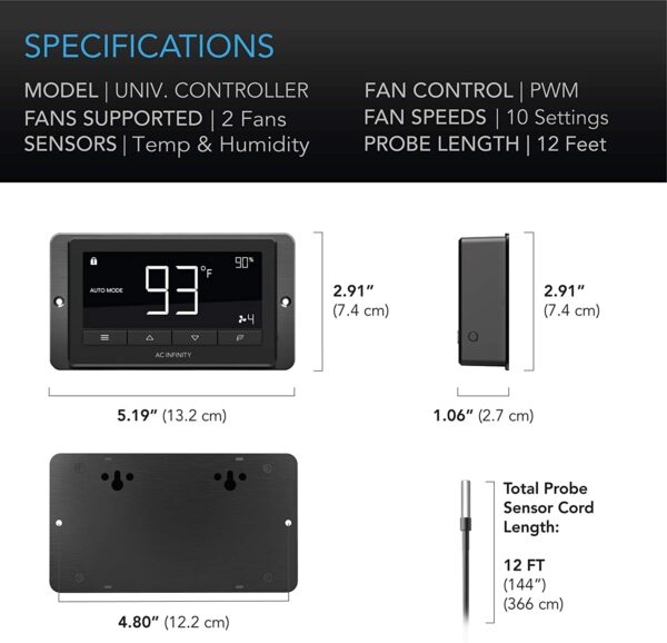 AC Infinity Inline Duct Fan Cloudline T8 - Image 7