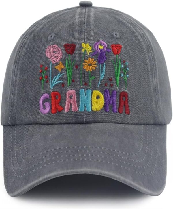 Embroidered Washed Cotton Baseball Caps - Image 19