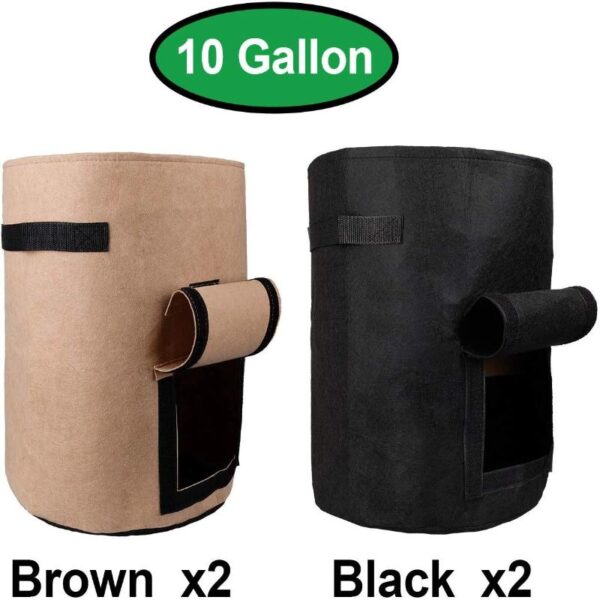 Fabric Garden Grow Bags Mix - Image 4