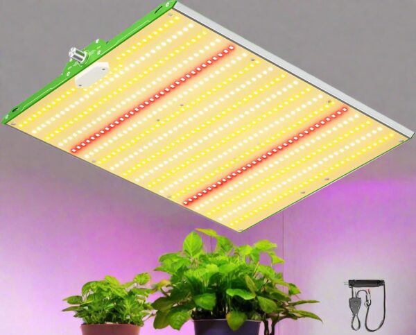 Dimmable LED Grow Light | High PAR Full Spectrum for Tents & Hydroponics
